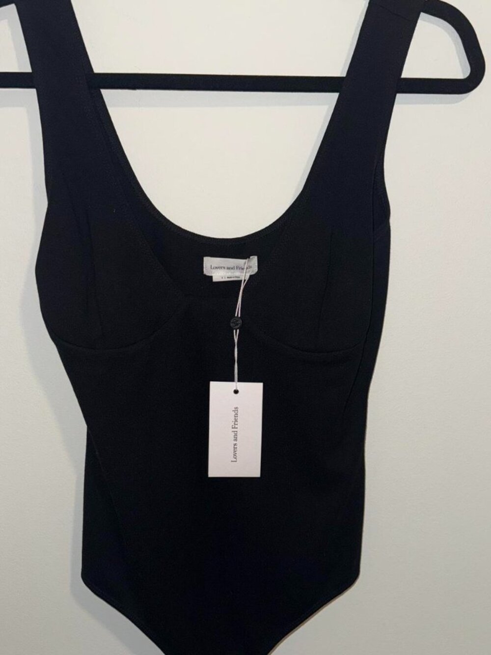 Lovers + Friends Women's Black Bodysuit NWT - small